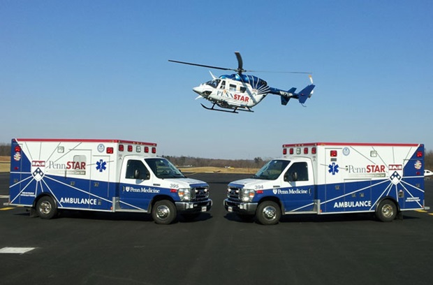 Penn Medicine emergency vehicles