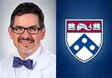 headshot of Dr. Gregory Farwell, MD and the Penn Med Physician Blog logo