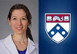 headshot of Cara A. Cipriano, MD, MSc and the Penn Med Physician Blog logo
