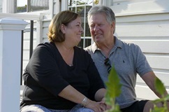 Lung transplant patient David Staib and his wife