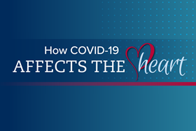 graphic how COVID affects the heart