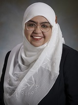 headshot of Arwa M. ElSayed, DPM