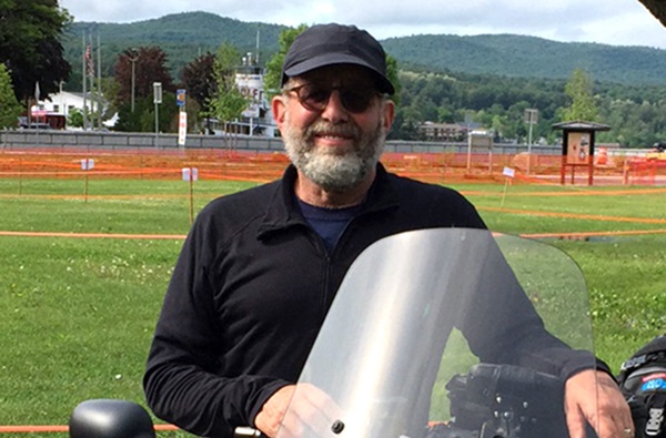 Prostate cancer survivor, Arnold - motorcycle, dragon boat