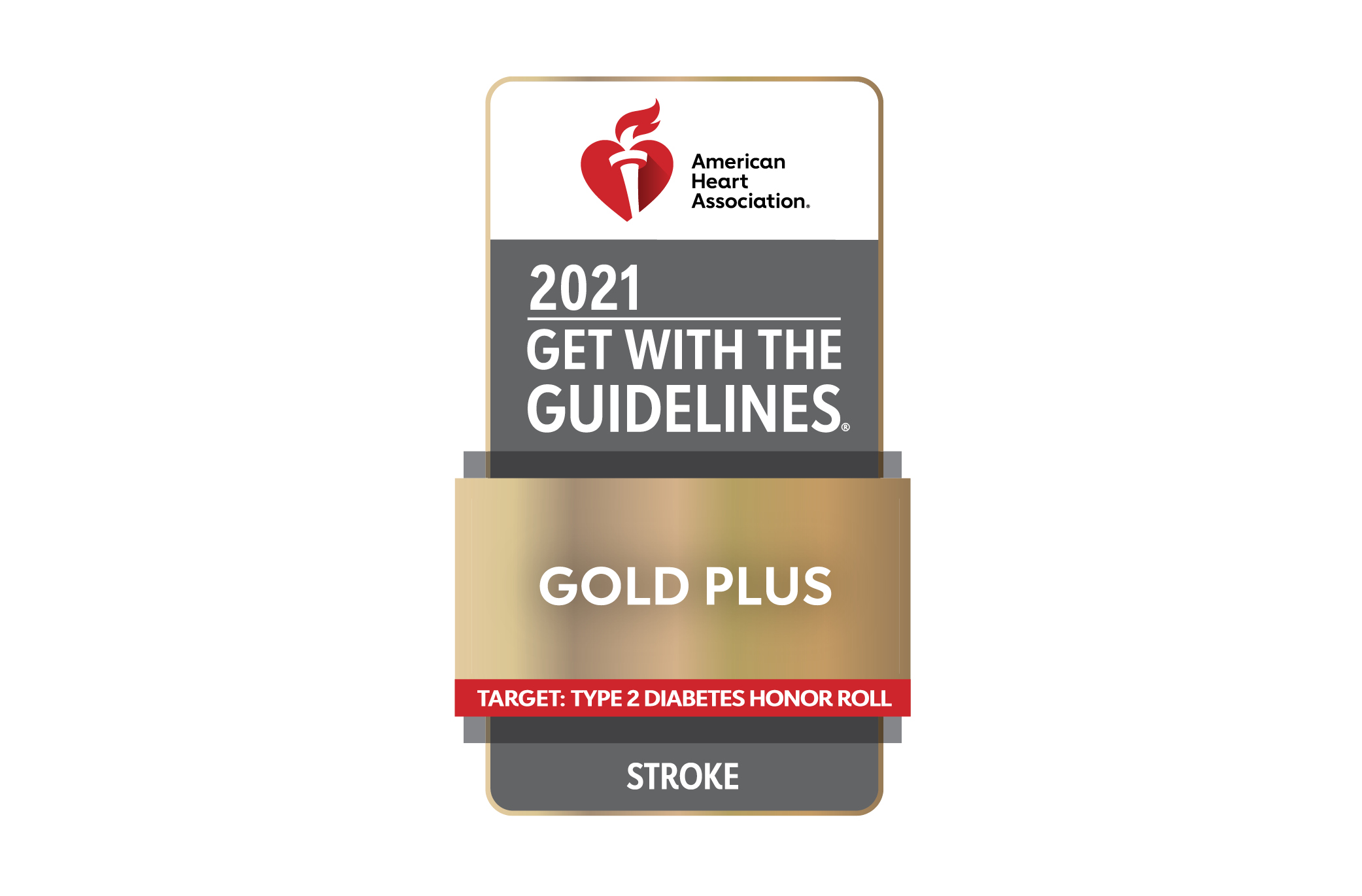 PMC receives Gold Plus Quality Achievement Award for stroke care.