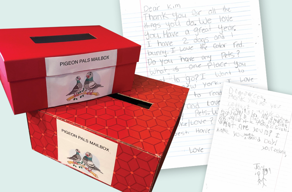 Pigeon Pals mailboxes were used to collect letters from Penn Medicine Lancaster General Health nurses, to help kids learn about nursing and thank “healthcare heroes.”