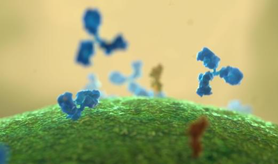 Ilustración animada en 3D de ARNm